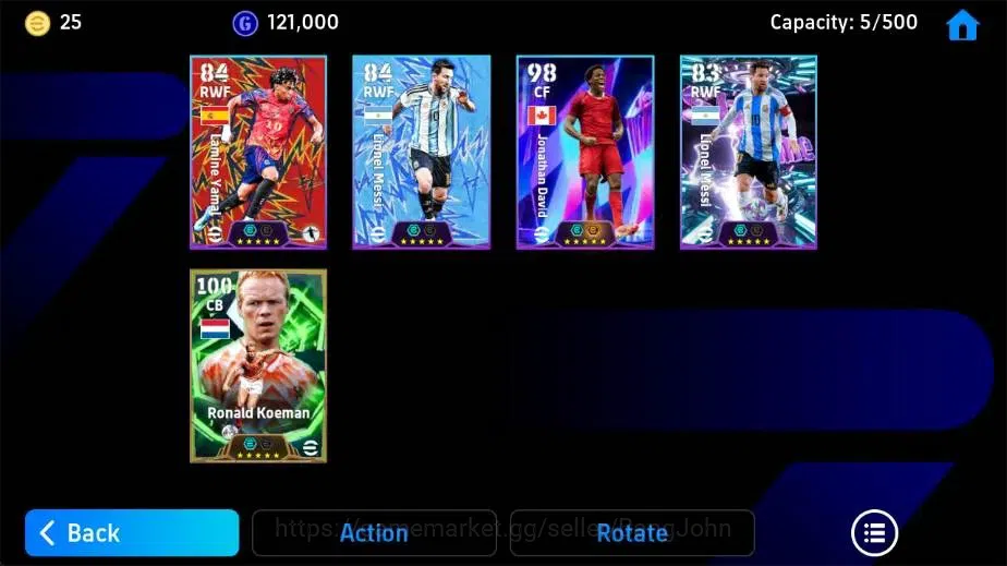 eFootball Accounts Mobile|PW 2656|Ronald Koeman Epic,Jonathan David S image 3