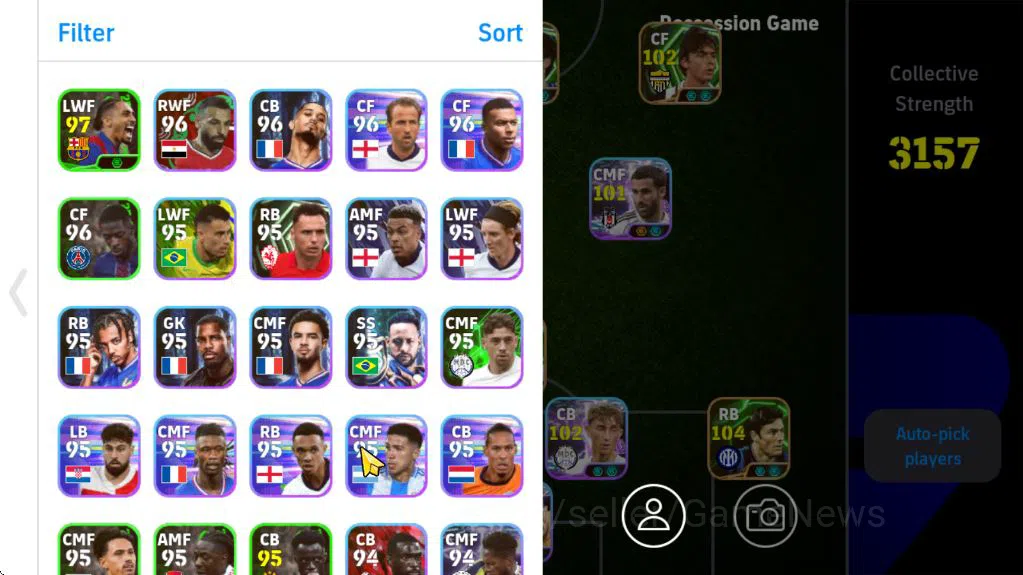 eFootball Accounts Starter Mobile|Dean Huijsen (Visionary Pass),Matheus Cunha(Blitz Curler),Frank Rijkaard(Visionary 2