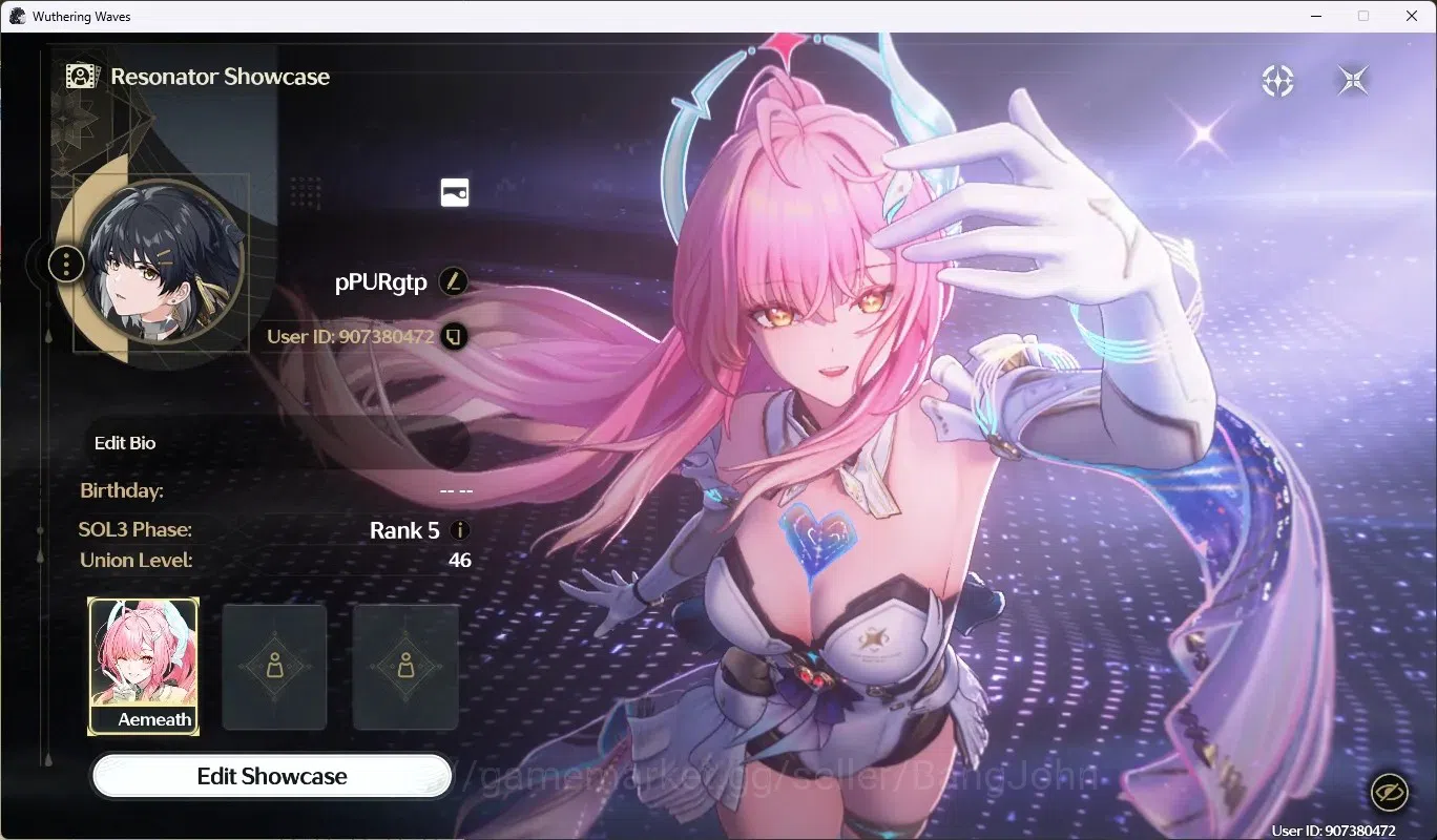Wuthering Waves Accounts SEA|UL 46|Rank 5|2 Char Limited [Augusta R2 + Sign image 1