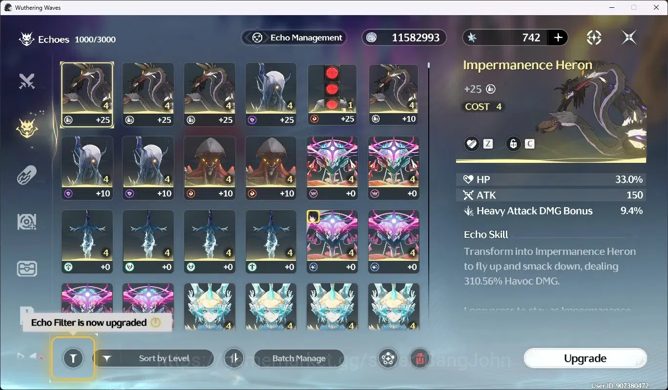 Wuthering Waves Accounts SEA|UL 46|Rank 5|2 Char Limited [Augusta R2 + Sign image 11