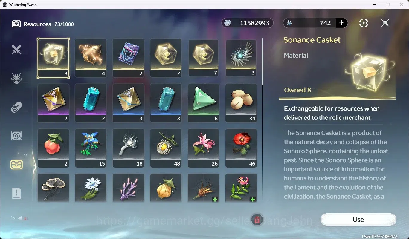 Wuthering Waves Accounts SEA|UL 46|Rank 5|2 Char Limited [Augusta R2 + Sign image 14