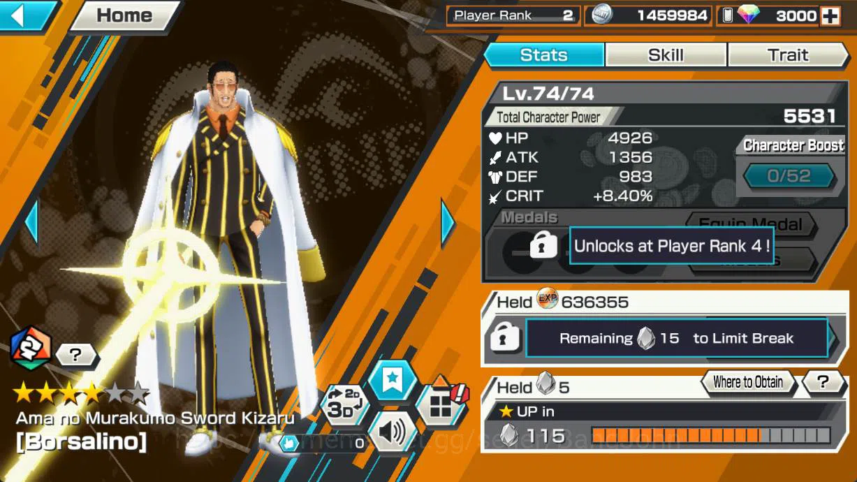 One Piece Bounty Rush Accounts GLOBAL | EX1 | Borsalino, Jinbe, vinsmoke sanji, v image 3
