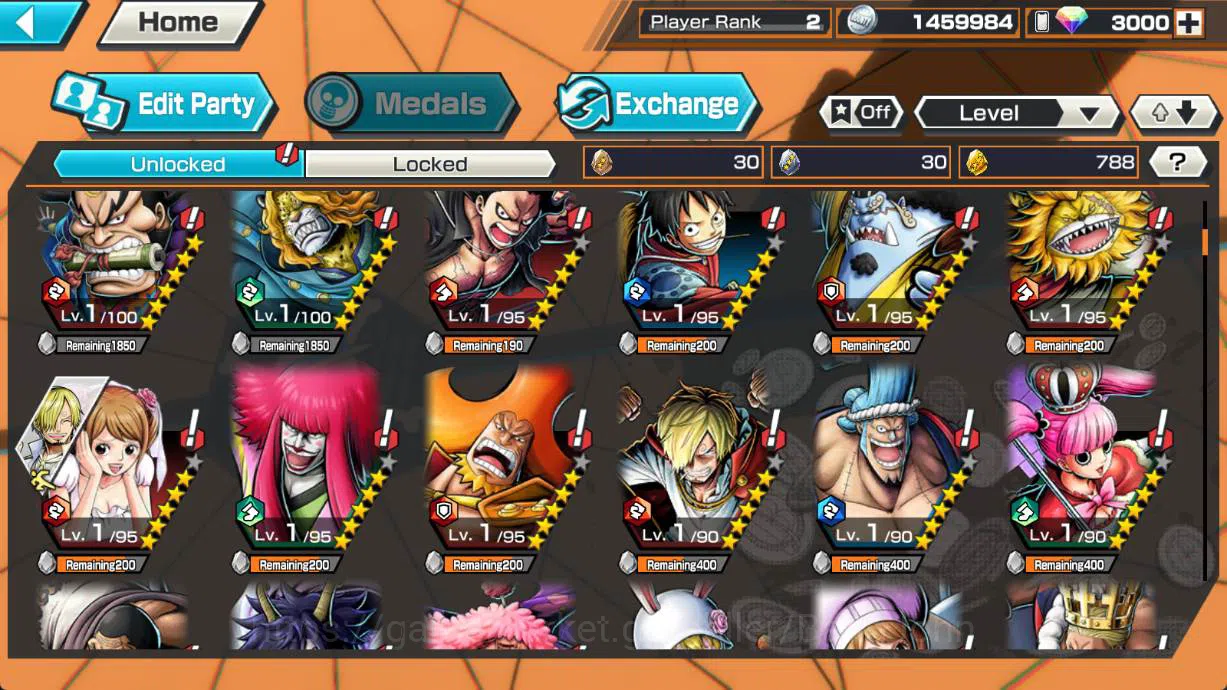 One Piece Bounty Rush Accounts GLOBAL | EX1 | Borsalino, Jinbe, vinsmoke sanji, v image 8