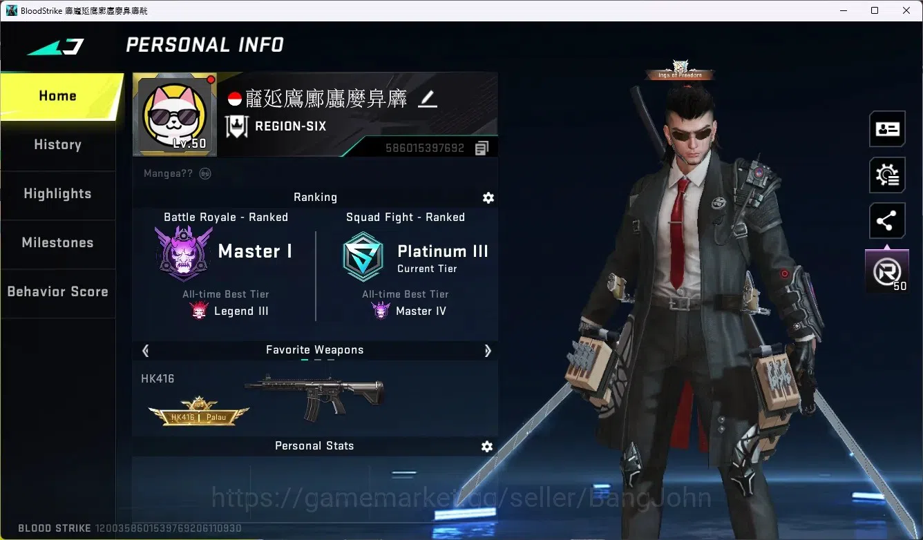 Blood Strike Accounts ASIA|1 Evo|10 Eternal Gun+1 Melee|16 Collab Gun|5 image 1
