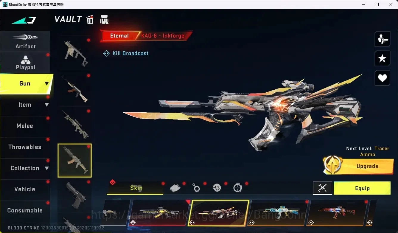 Blood Strike Accounts ASIA|1 Evo|10 Eternal Gun+1 Melee|16 Collab Gun|5 image 10