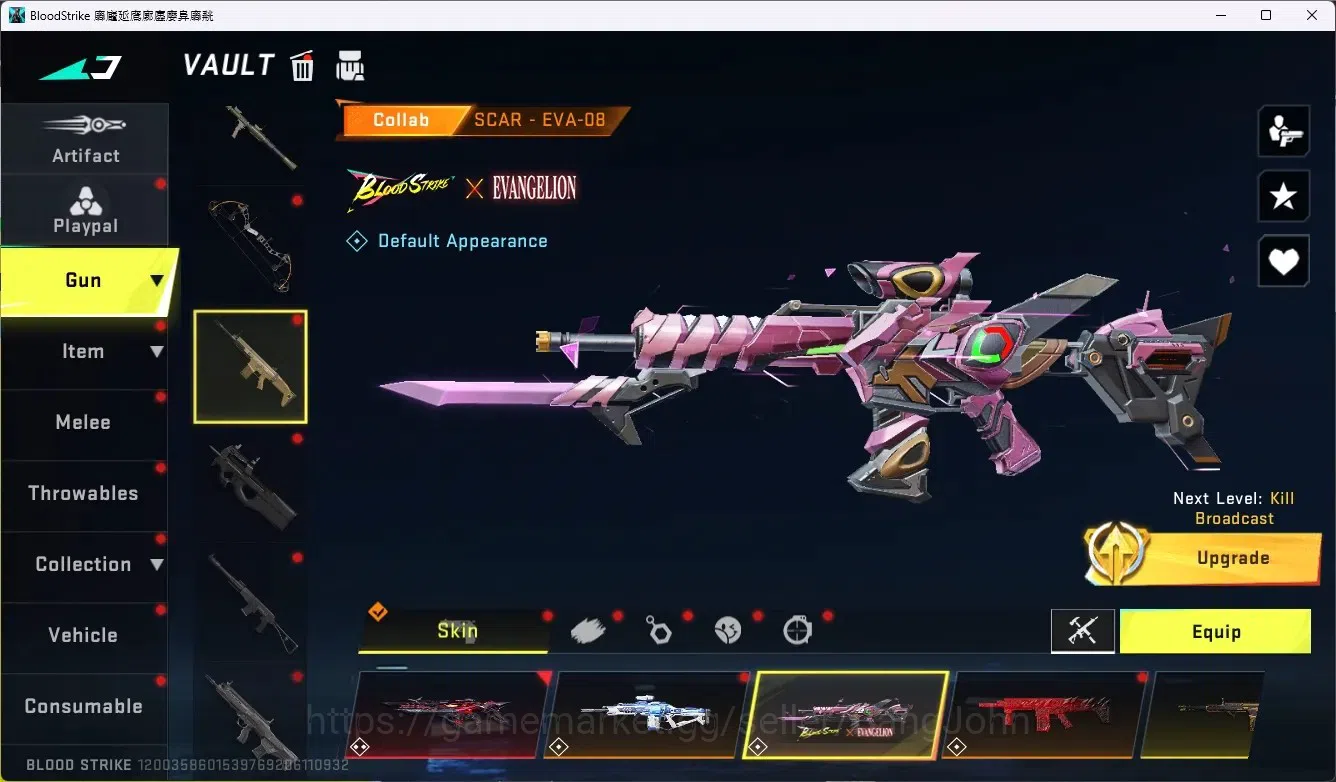 Blood Strike Accounts ASIA|1 Evo|10 Eternal Gun+1 Melee|16 Collab Gun|5 image 16