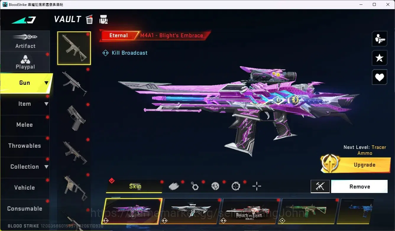 Blood Strike Accounts ASIA|1 Evo|10 Eternal Gun+1 Melee|16 Collab Gun|5 image 2