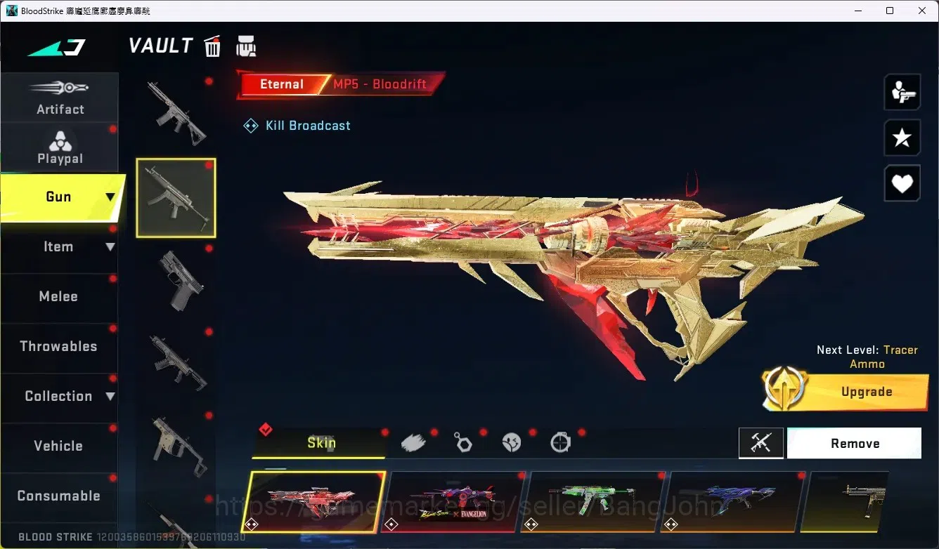 Blood Strike Accounts ASIA|1 Evo|10 Eternal Gun+1 Melee|16 Collab Gun|5 image 4