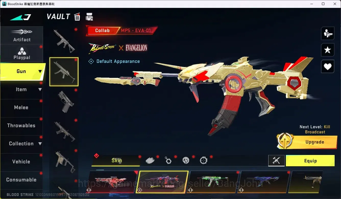 Blood Strike Accounts ASIA|1 Evo|10 Eternal Gun+1 Melee|16 Collab Gun|5 image 5