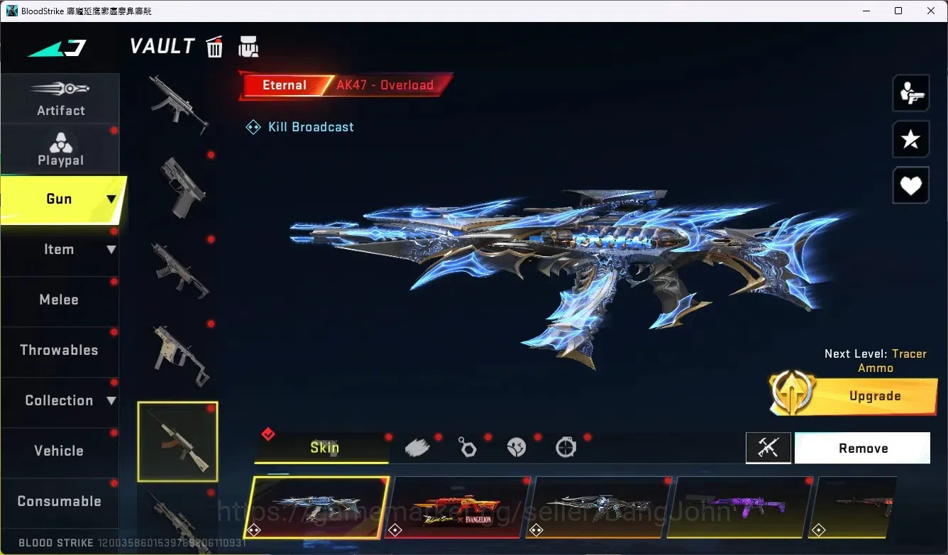 Blood Strike Accounts ASIA|1 Evo|10 Eternal Gun+1 Melee|16 Collab Gun|5 image 6