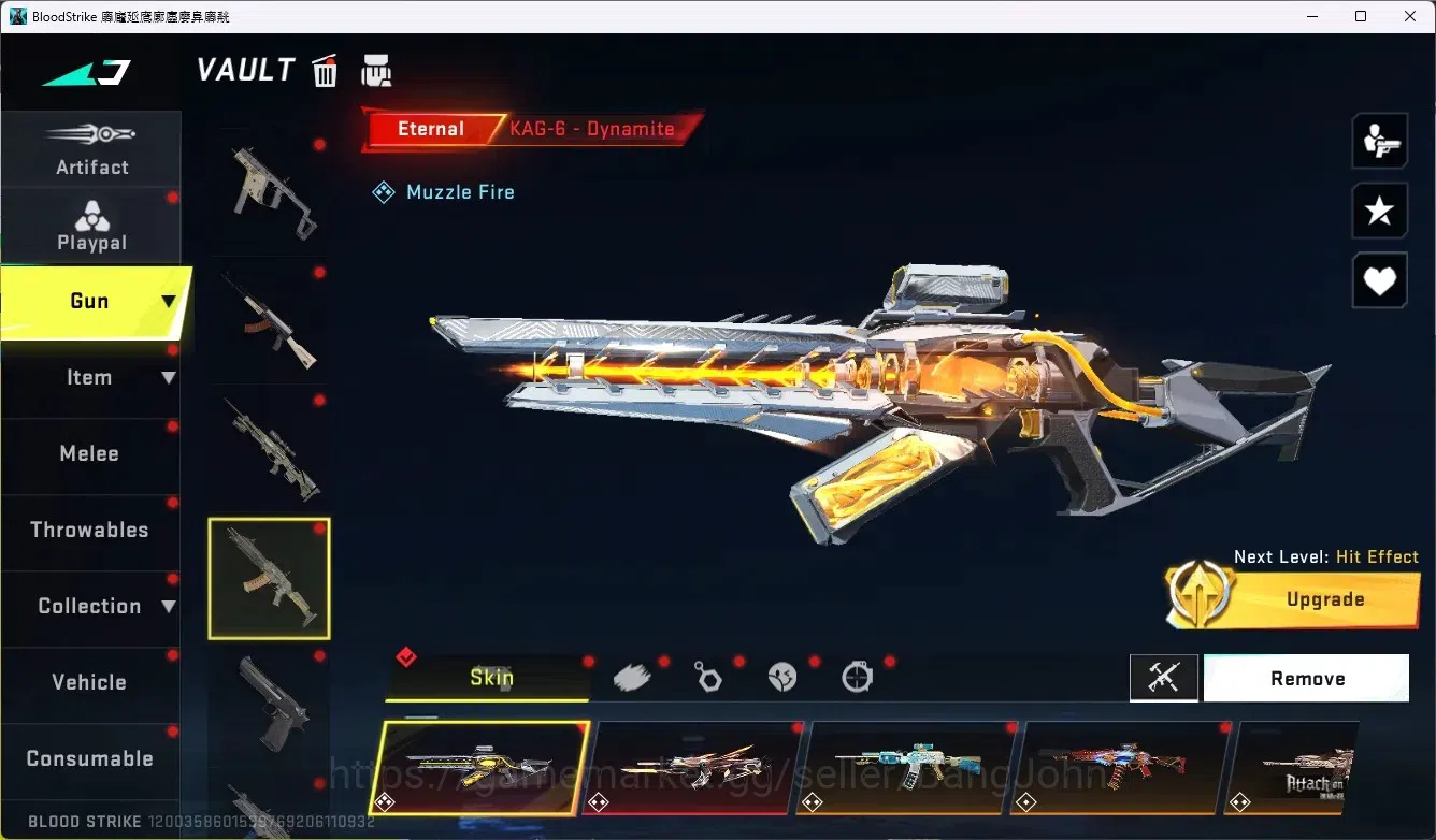 Blood Strike Accounts ASIA|1 Evo|10 Eternal Gun+1 Melee|16 Collab Gun|5 image 9
