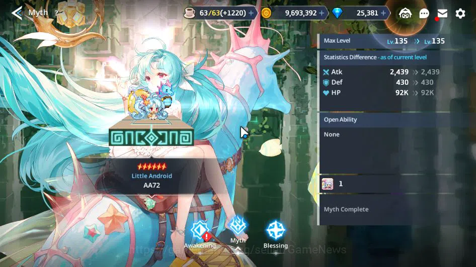 Guardian Tales Accounts [ASIA] Lv 42 25K Gem | (AA72 Grade 6 Myth EXWP,Miy image 10