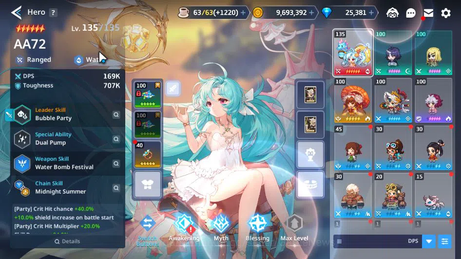 Guardian Tales Accounts [ASIA] Lv 42 25K Gem | (AA72 Grade 6 Myth EXWP,Miy image 2