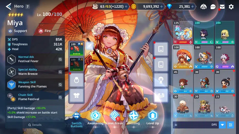 Guardian Tales Accounts [ASIA] Lv 42 25K Gem | (AA72 Grade 6 Myth EXWP,Miy image 5