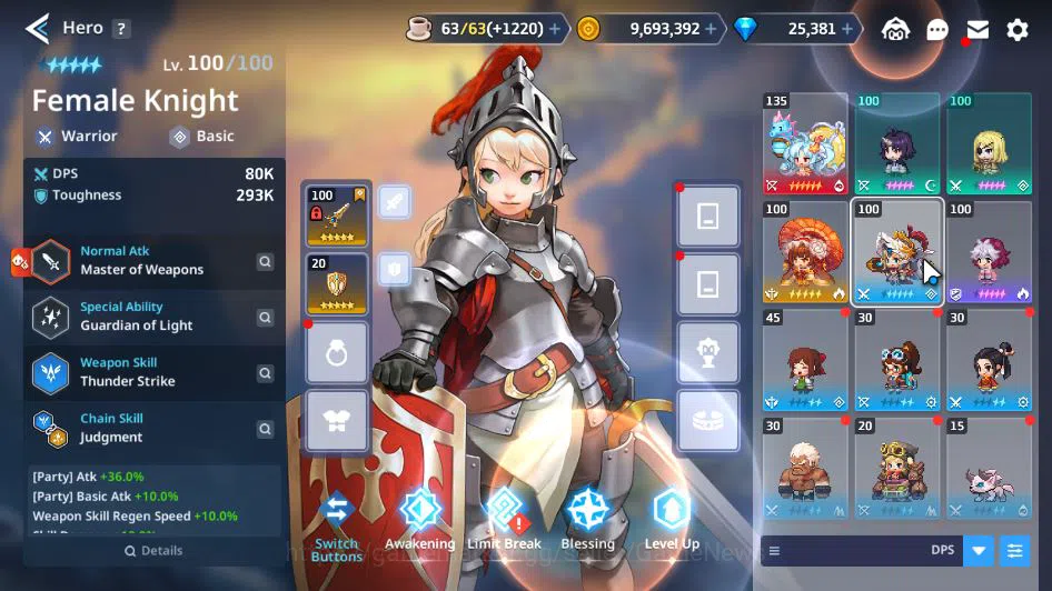 Guardian Tales Accounts [ASIA] Lv 42 25K Gem | (AA72 Grade 6 Myth EXWP,Miy image 6