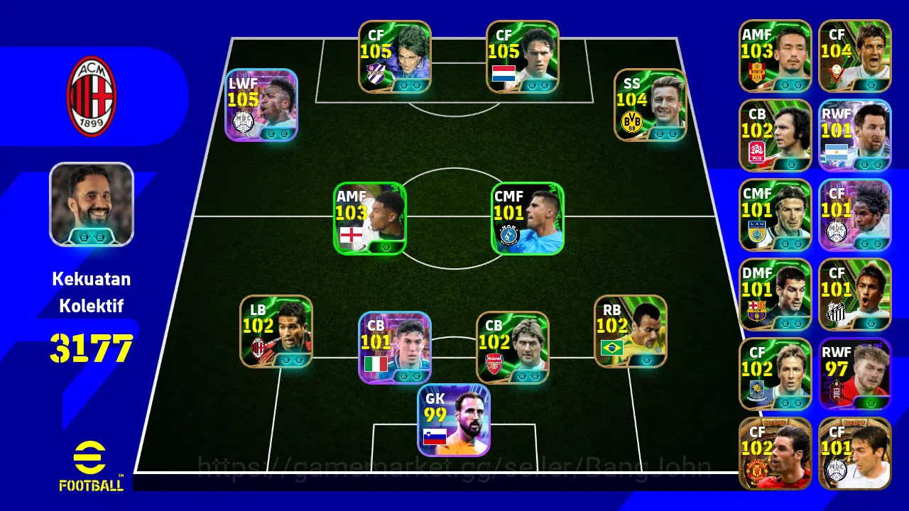 eFootball Others Power 3177 | vinicius jr showtime | marco reus epi image 1