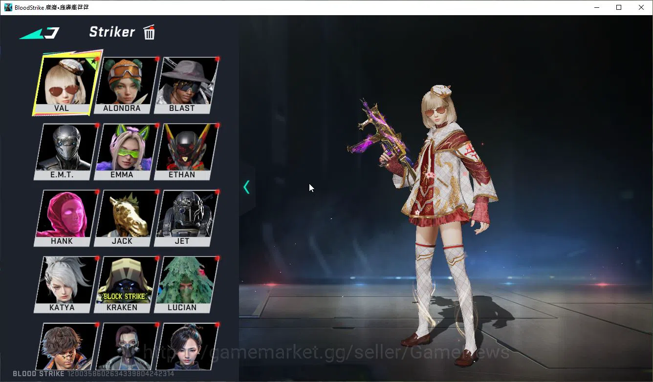 Blood Strike Accounts ASIA|Collab 7DS QBZ95-DarkNes,EVA-SCAR 08+15 ULTRA image 3