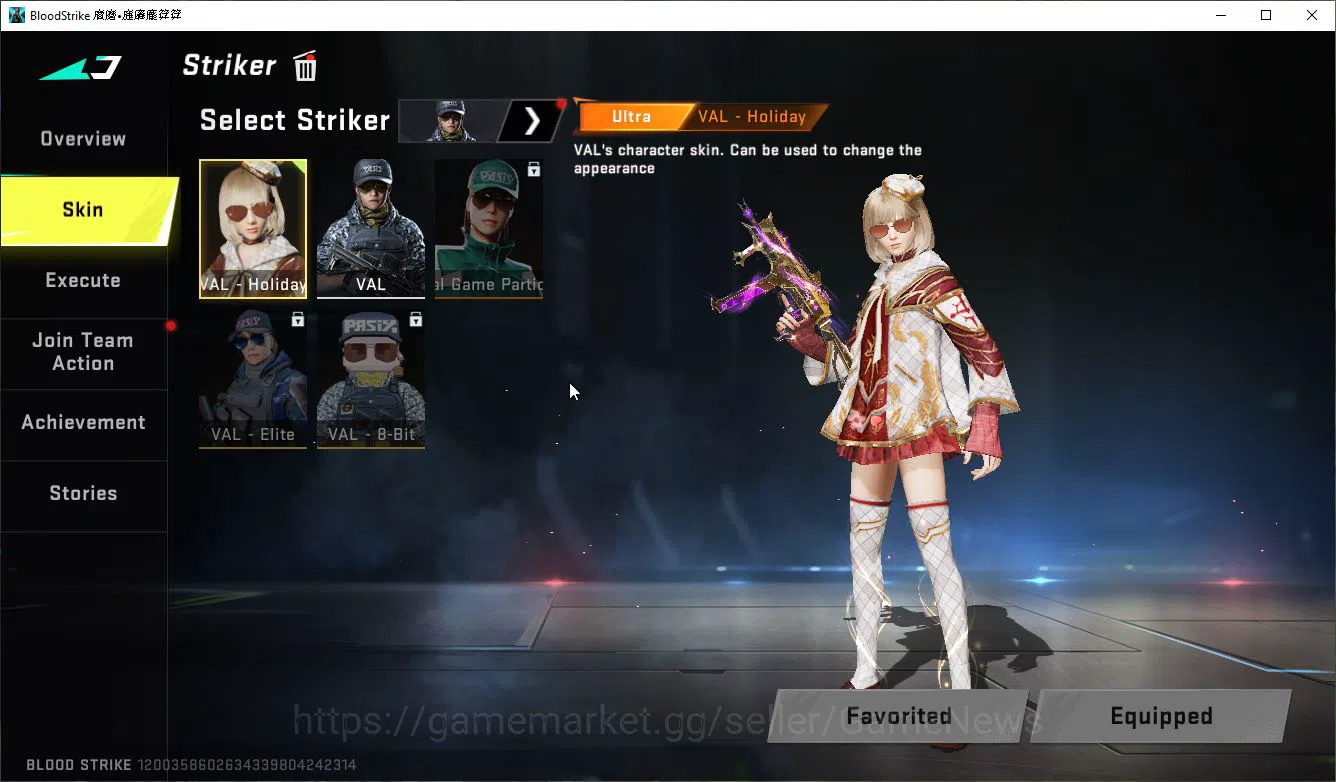 Blood Strike Accounts ASIA|Collab 7DS QBZ95-DarkNes,EVA-SCAR 08+15 ULTRA image 6