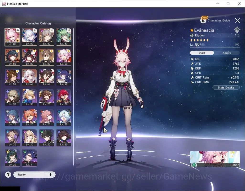 Honkai Star Rail Accounts Asia|TL 62|5 Limited|Evanescia + Sign, Yao Guang + image 4