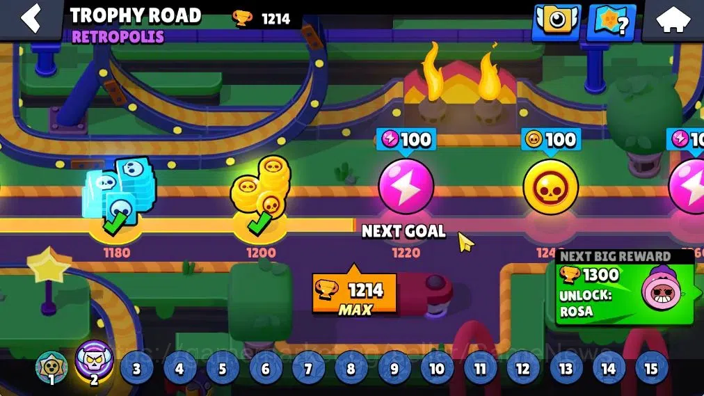 Brawl Stars Accounts 1214 Trophy|Family Acc|3,3K Bling|22 Brawlers 2 Ma image 5