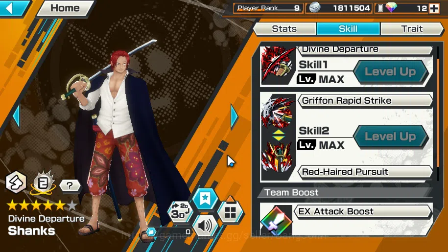 One Piece Bounty Rush Accounts Others GLOBAL|EX3, ST ethanbaron, DD shanks, FR shanks, Check SS OPBR232B 5