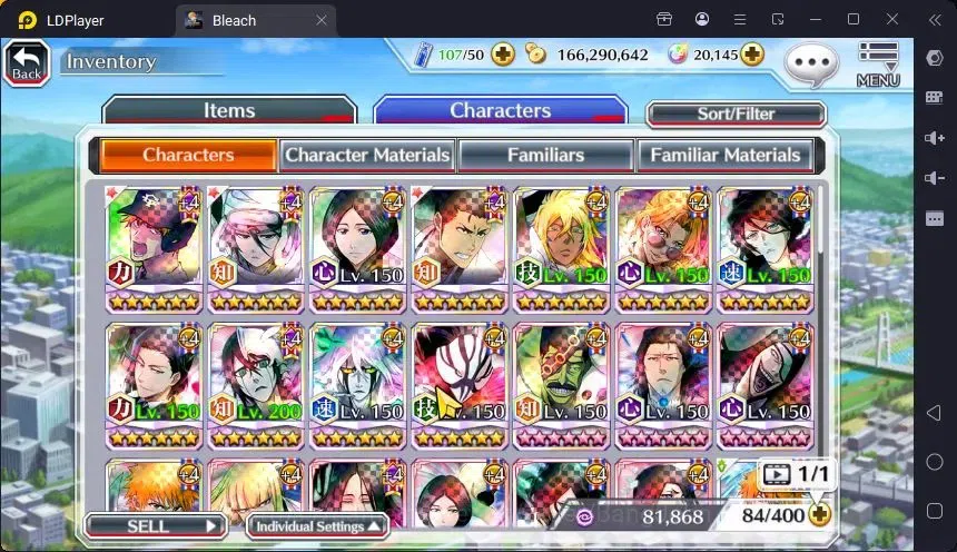 Bleach: Brave Souls Accounts High-End GLOBAL | 20,1 Orb + fresh Story | Isshin TYBW24,Rangiku Swimsuit23,Zangetsu 14