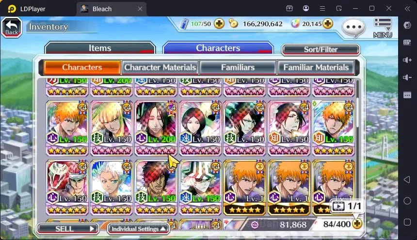 Bleach: Brave Souls Accounts High-End GLOBAL | 20,1 Orb + fresh Story | Isshin TYBW24,Rangiku Swimsuit23,Zangetsu 15