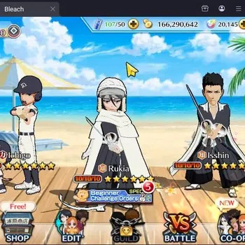 Bleach: Brave Souls Accounts High-End GLOBAL | 20,1 Orb + fresh Story | Isshin TYBW24,Rangiku Swimsuit23,Zangetsu