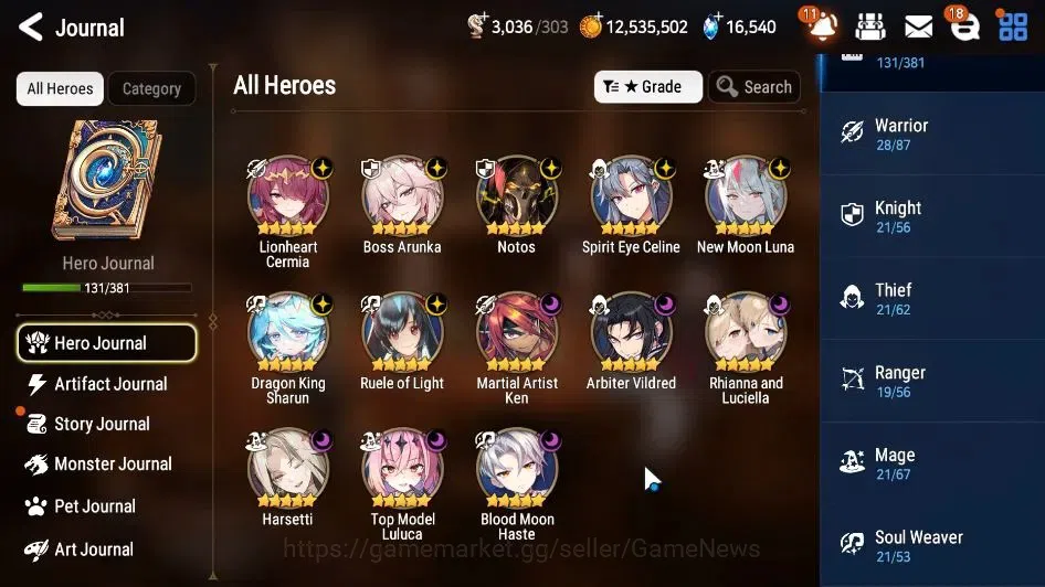 Epic Seven Accounts GLOBAL Unverif|NewEra|13 ML(Rhiana&Luciela,Notos,B image 6