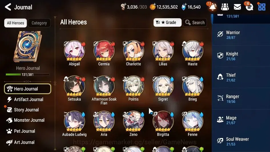 Epic Seven Accounts GLOBAL Unverif|NewEra|13 ML(Rhiana&Luciela,Notos,B image 7