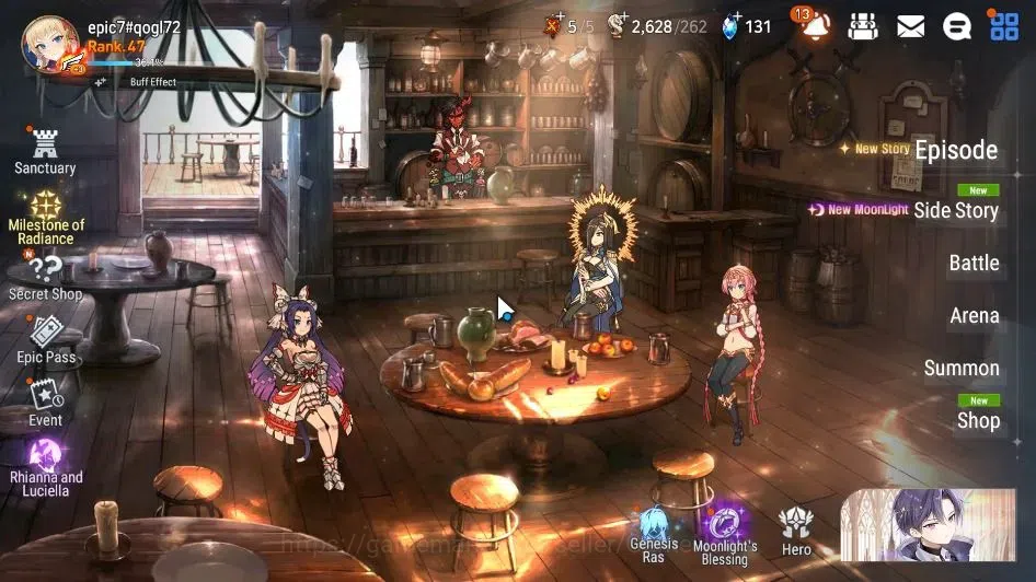 Epic Seven Accounts GLOBAL Unverif|New Era|6 ML(Arbiter Vildred,A Tywi image 1
