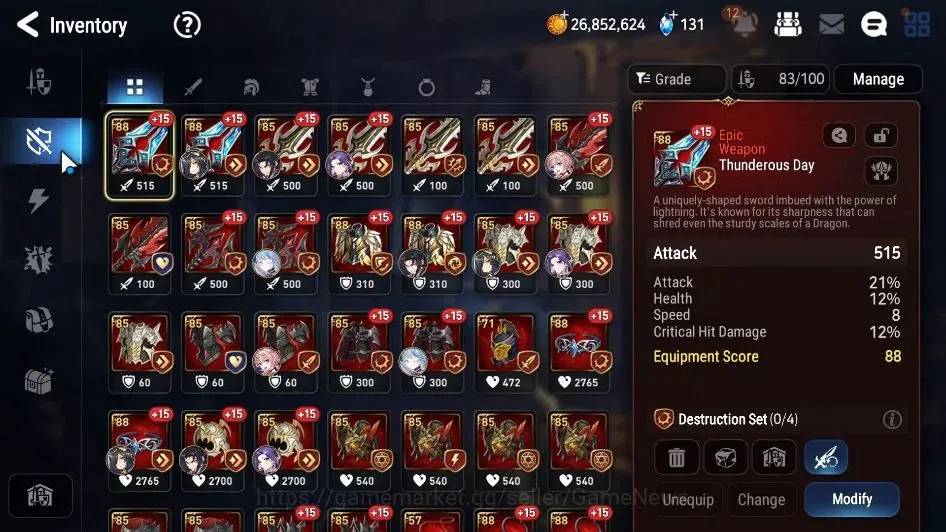 Epic Seven Accounts GLOBAL Unverif|New Era|6 ML(Arbiter Vildred,A Tywi image 11