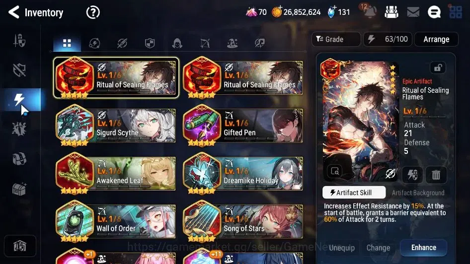 Epic Seven Accounts GLOBAL Unverif|New Era|6 ML(Arbiter Vildred,A Tywi image 12