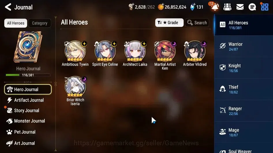 Epic Seven Accounts GLOBAL Unverif|New Era|6 ML(Arbiter Vildred,A Tywi image 6