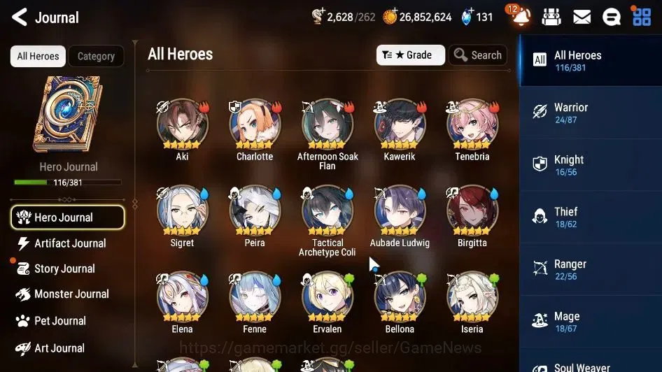 Epic Seven Accounts GLOBAL Unverif|New Era|6 ML(Arbiter Vildred,A Tywi image 7
