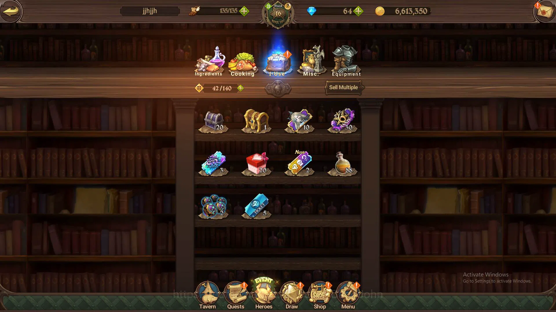 The Seven Deadly Sins: Grand Cross Accounts GLOBAL|532K CC|5 UR Meresca, Thor, Gowther, DKM, O image 7
