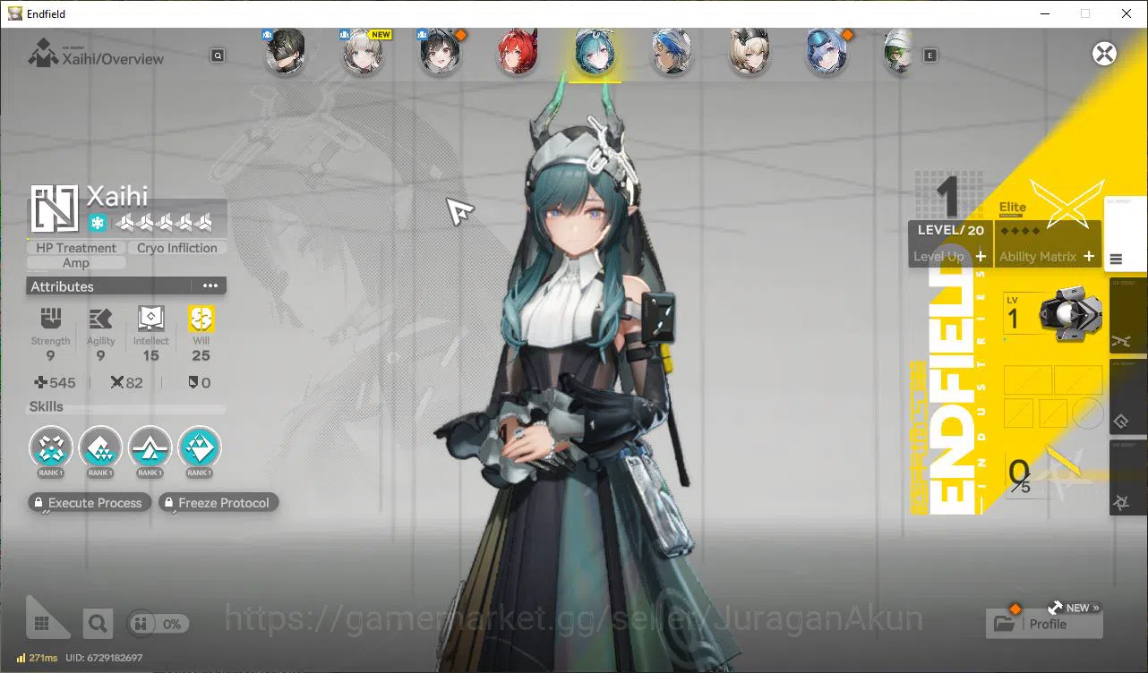 Arknights: Endfield Accounts NA/EU LVL2 |Day2 Login|MetaSSR Solo Laevatain + 6SR Character|Male MC|Log Gryplink|Take 6
