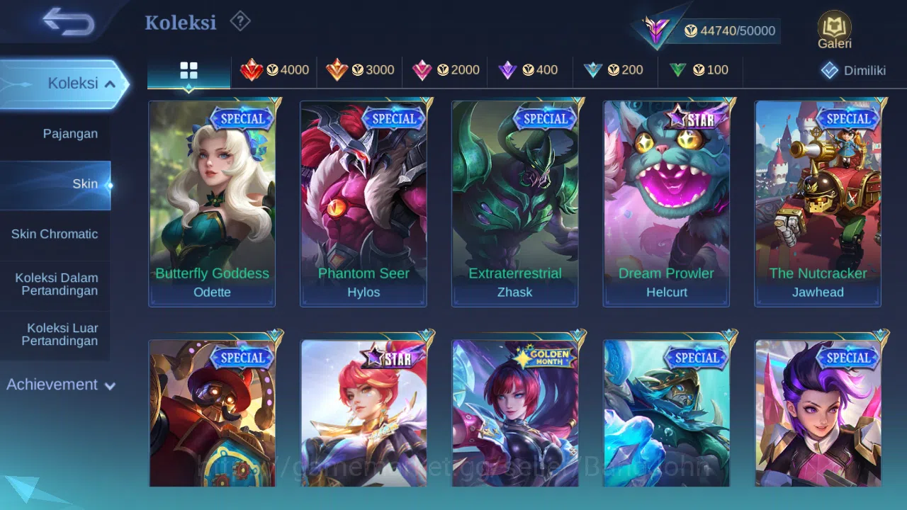 Mobile Legends: Bang Bang Accounts Hero 100 Skin 173 | Prime Granger | KOF Karina | Z image 10