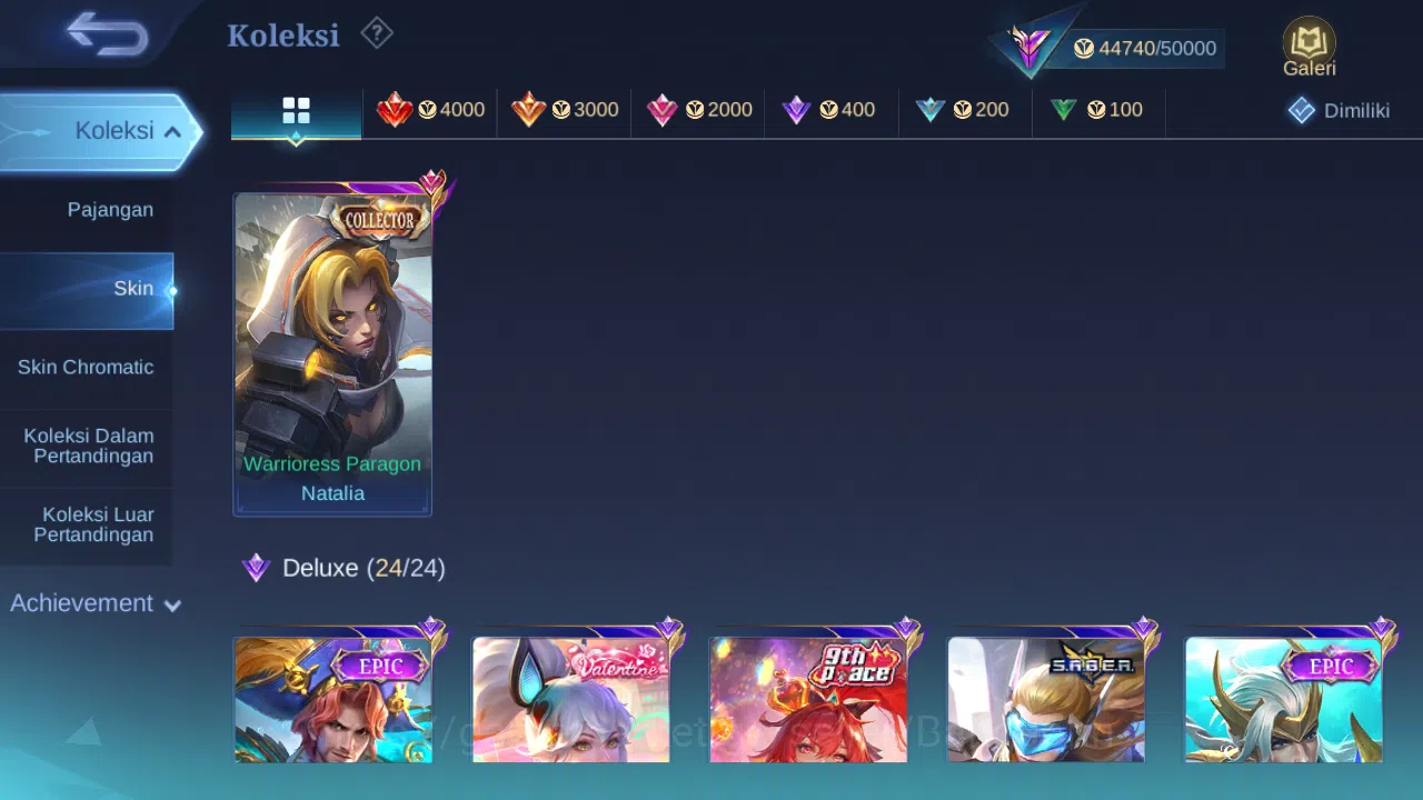 Mobile Legends: Bang Bang Accounts Hero 100 Skin 173 | Prime Granger | KOF Karina | Z image 3