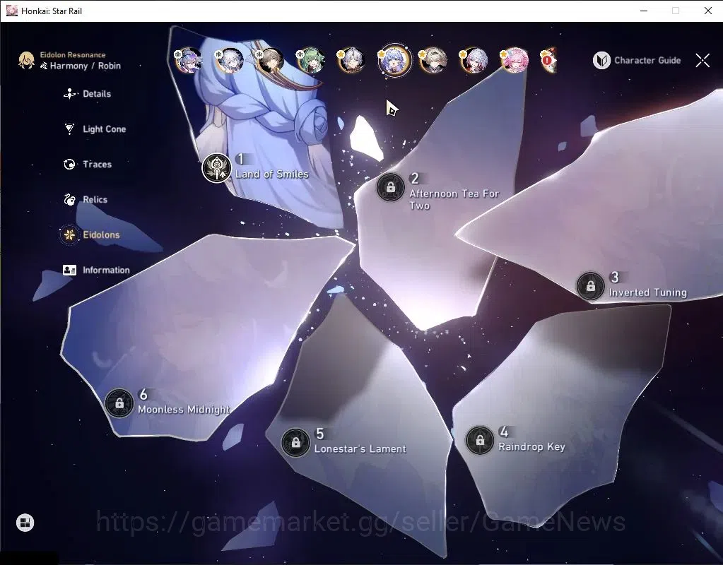 Honkai Star Rail Accounts Asia|TL 70|18 Limited|[Phainon,Yao Guang,Cyrene E2 image 7