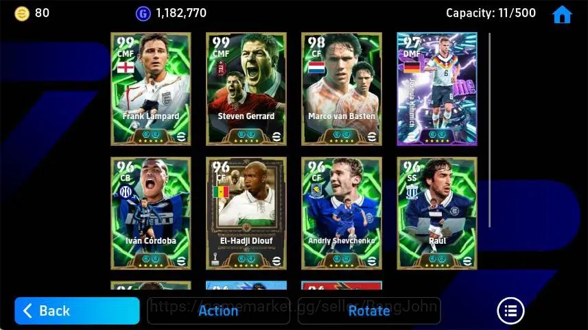 eFootball Accounts Mobile|PW 3151|Frank Lampard Epic,Steven Gerrard E image 3