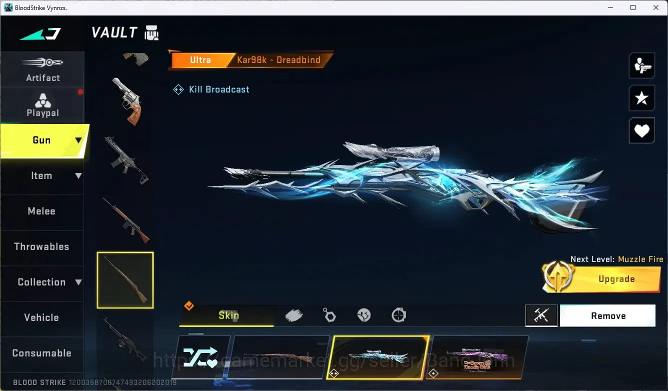Blood Strike Accounts ASIA | 3 ULTRA Melee | 3 7DS GUN | 2 TR GUN | 9 UL image 11