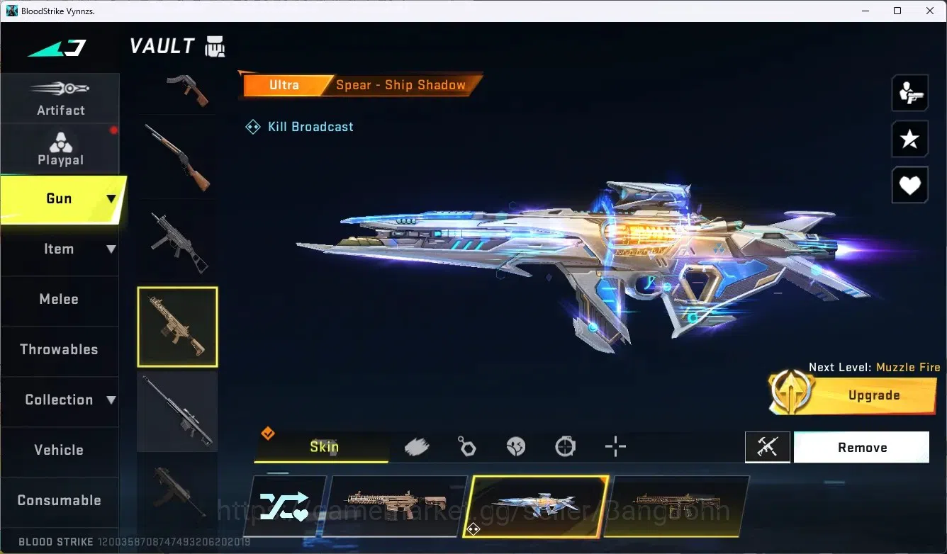 Blood Strike Accounts ASIA | 3 ULTRA Melee | 3 7DS GUN | 2 TR GUN | 9 UL image 17