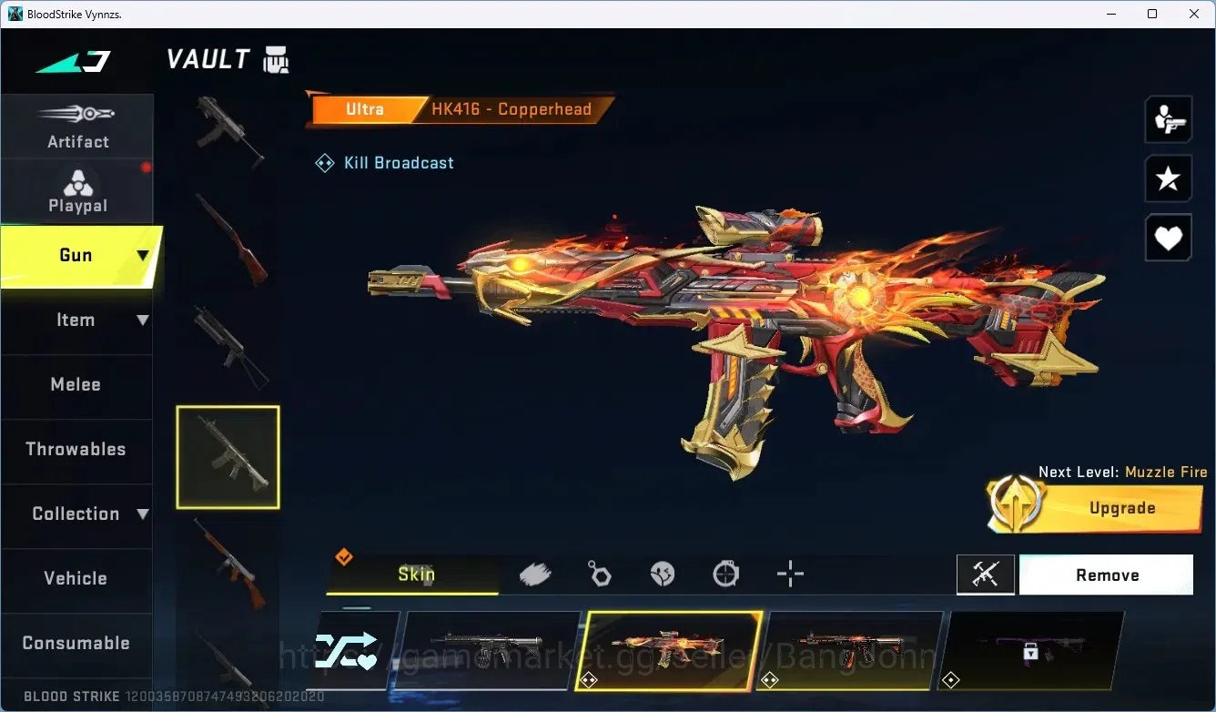 Blood Strike Accounts ASIA | 3 ULTRA Melee | 3 7DS GUN | 2 TR GUN | 9 UL image 18