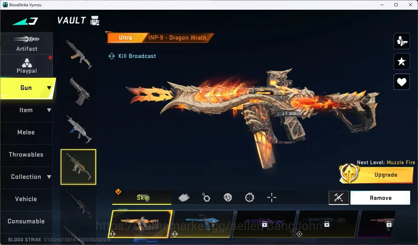 Blood Strike Accounts ASIA | 3 ULTRA Melee | 3 7DS GUN | 2 TR GUN | 9 UL image 8