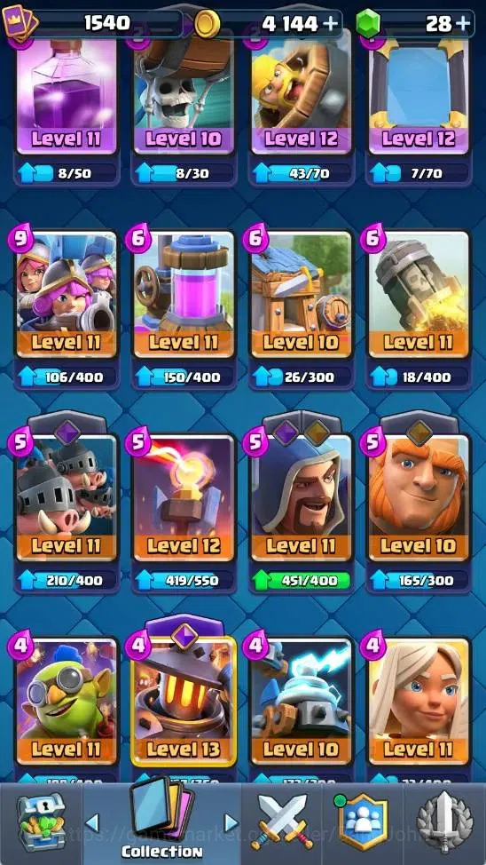 Clash Royale Accounts Mobile |KTL 14|Trophy 10016|6 Heroes|8 Evo|8 Champ image 17