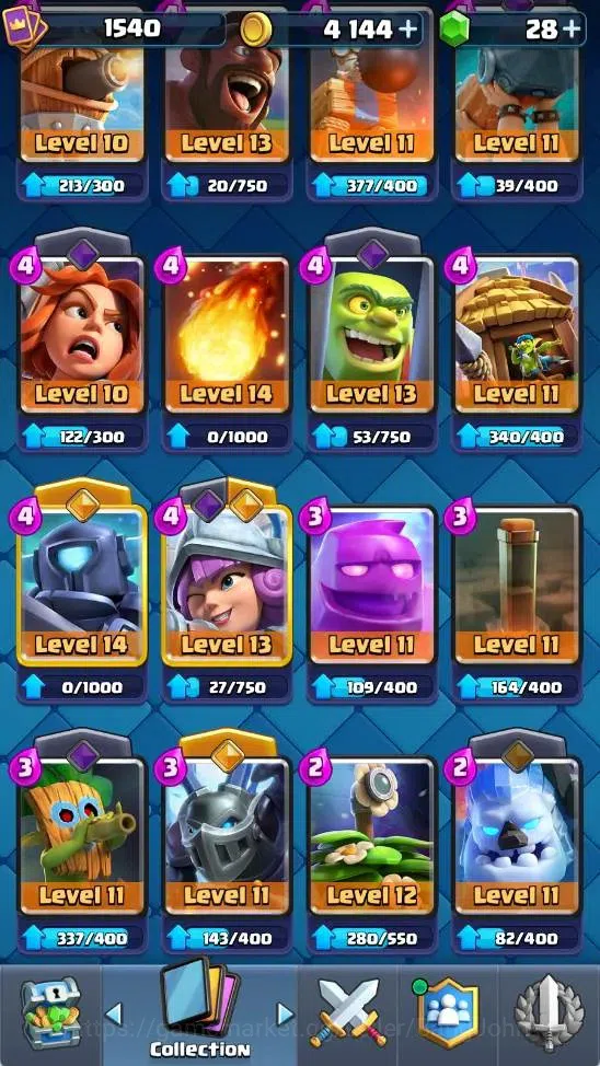 Clash Royale Accounts Mobile |KTL 14|Trophy 10016|6 Heroes|8 Evo|8 Champ image 18