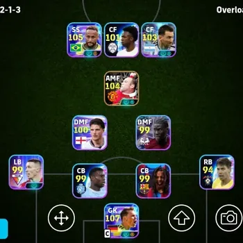 eFootball Accounts Legends & Iconic Players Mobile|PW 3106|New Neymar Jr Big T, New Manuel Neuer Big T, Wayne Rooney