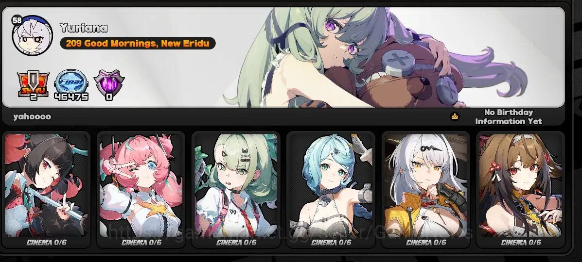 Zenless Zone Zero Accounts Others Asia IK58| 45EMT| 11Limit Trio AoD 6