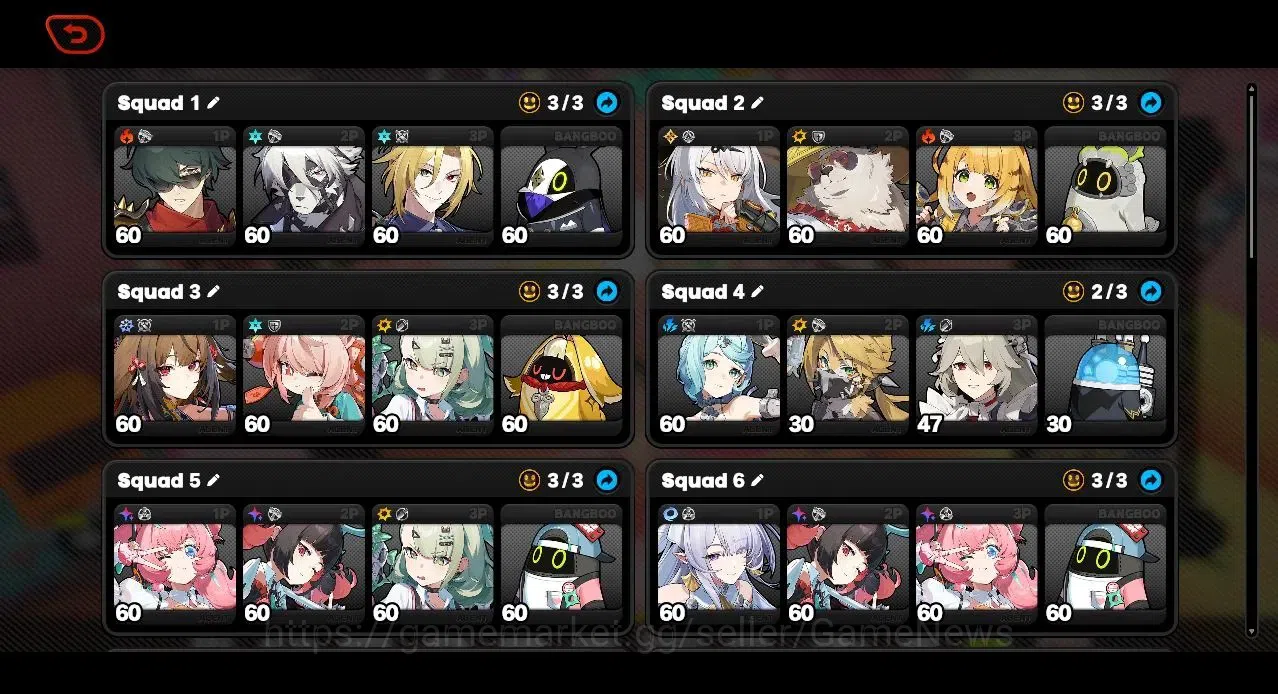 Zenless Zone Zero Accounts Others Asia IK58| 45EMT| 11Limit Trio AoD 8